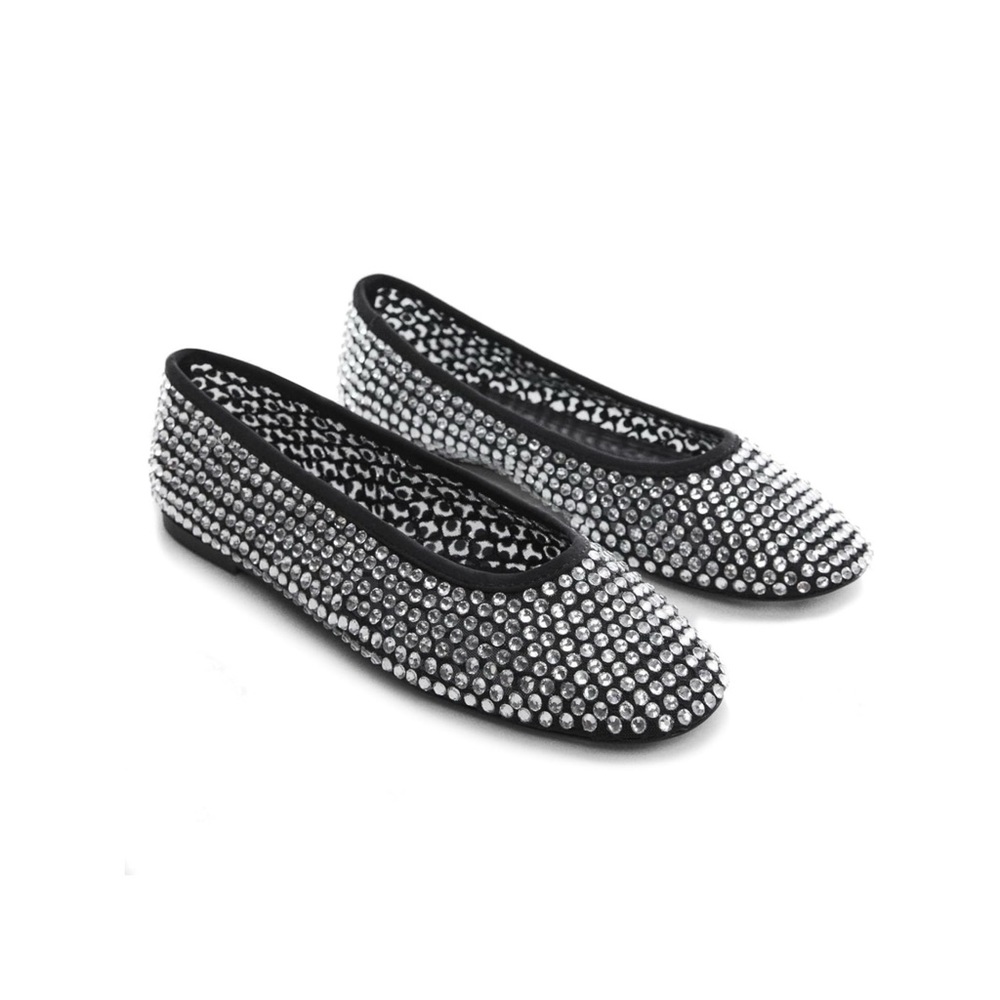Rhinestone Ballet Flats